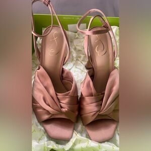 Sam Edelman Lavendar Satin Heels